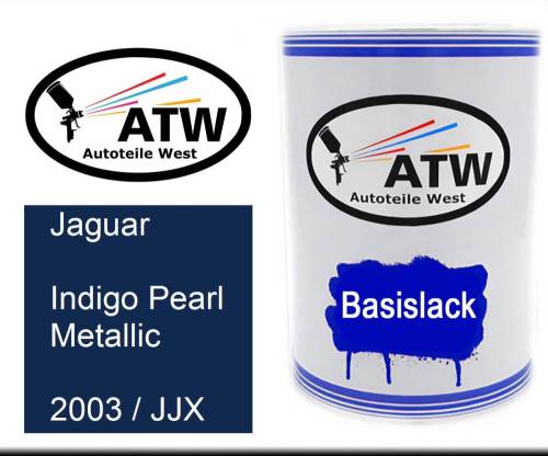 Jaguar, Indigo Pearl Metallic, 2003 / JJX: 500ml Lackdose, von ATW Autoteile West.